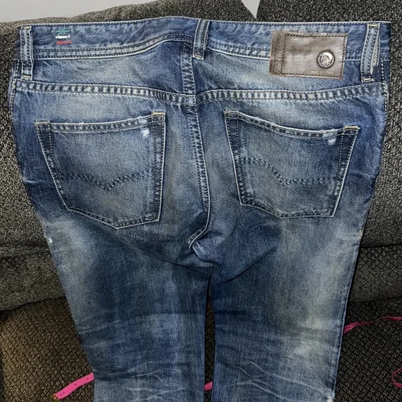 Diesel Blue Eyecons 0845L 2015/2nd Edition Buster Jean label 30x32 measure 32x33 - Picture 6 of 10